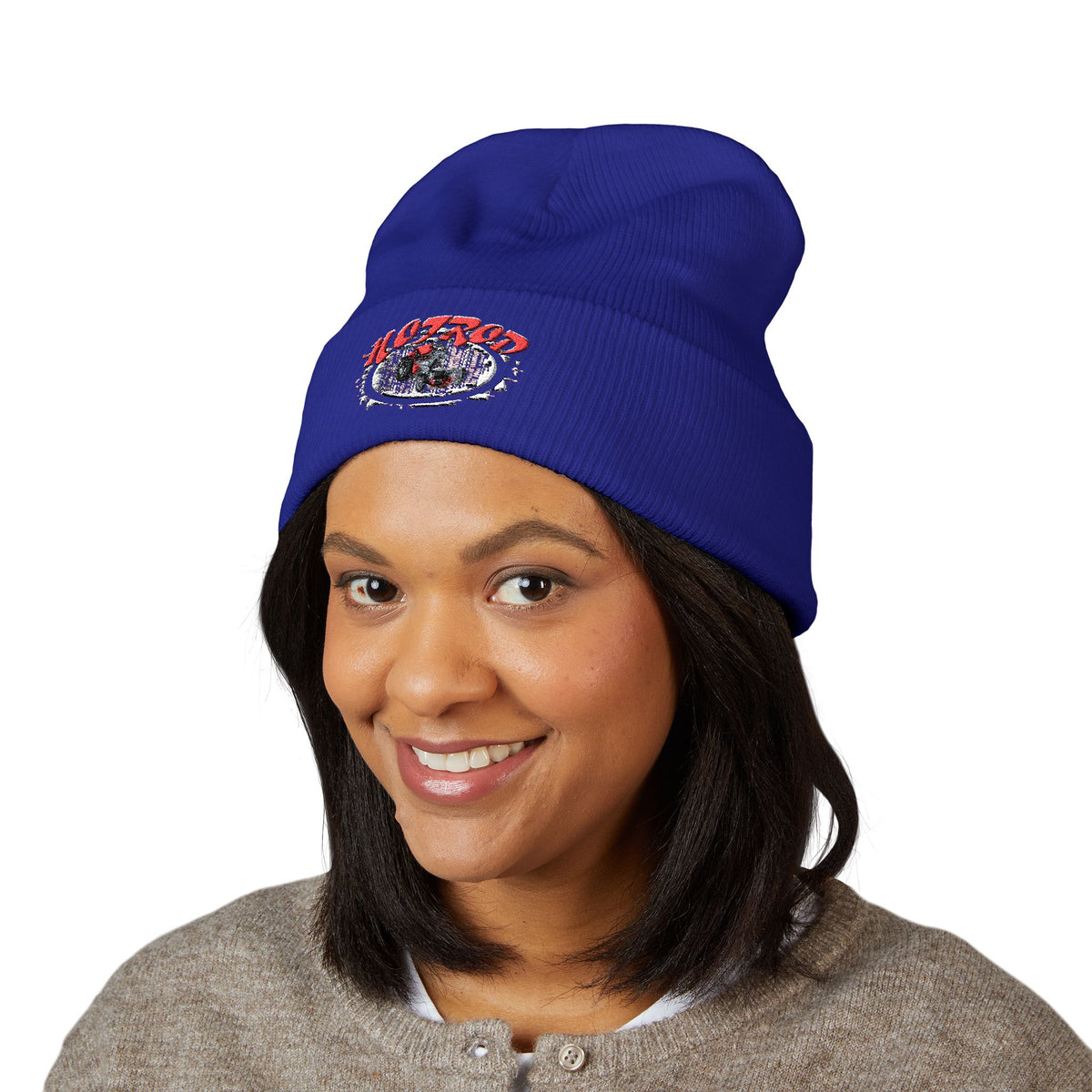 Retro Hotrod Graphic "Embroidered" Beanie
