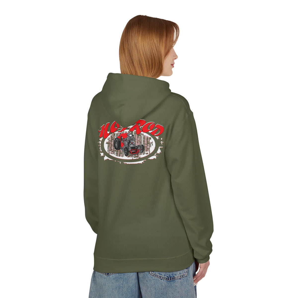 Retro Hotrod Graphic Hooded Sweatshirt