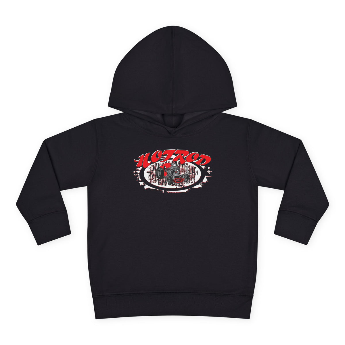 Toddler Retro Hotrod Graphic Hoodie for Young Motorheads