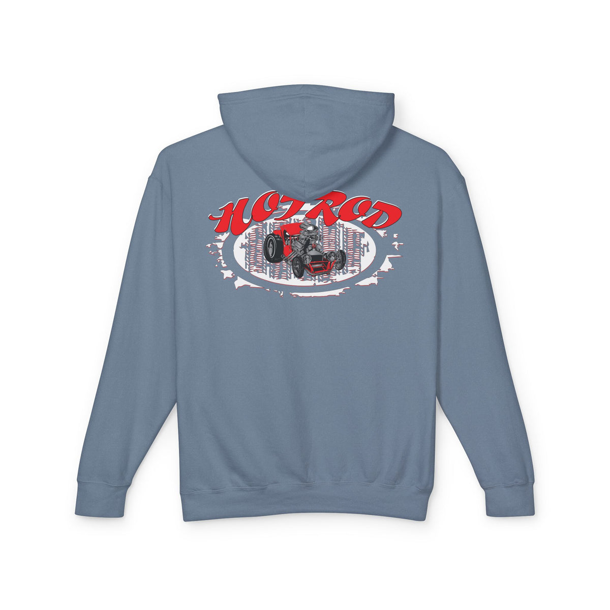 Retro Hotrod Hoodie for Classic Car Enthusiasts - Light Blend Sweatshirt