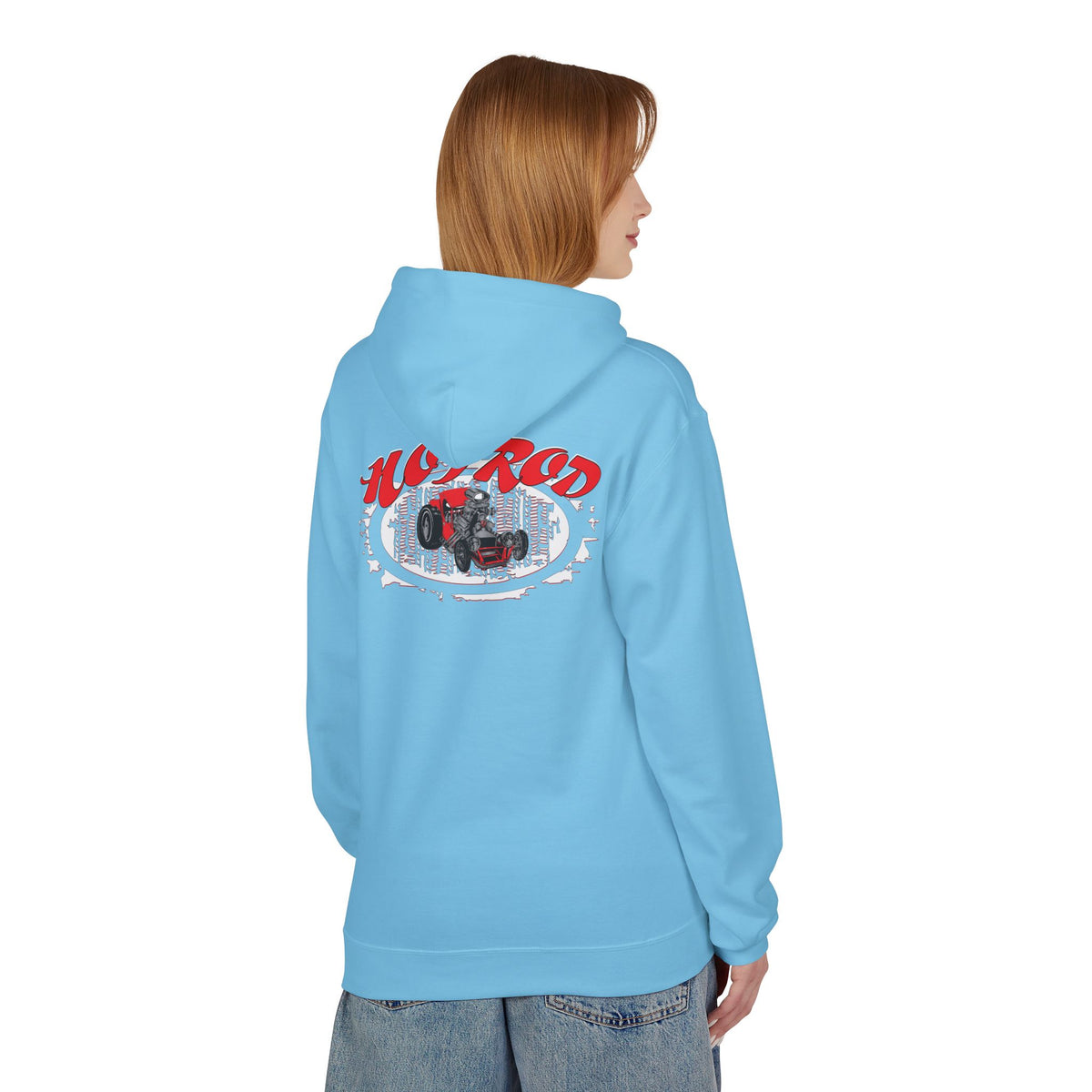 Retro Hotrod Graphic Hooded Sweatshirt