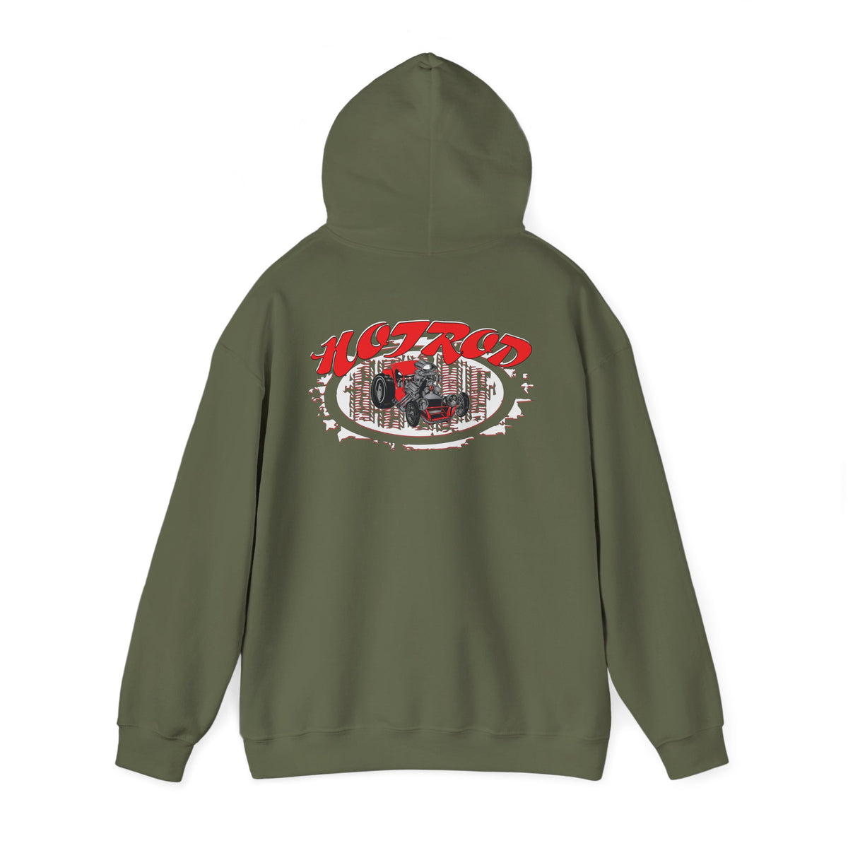 Retro Hot Rod Hoodie for Car Enthusiasts - Heavy Blend™