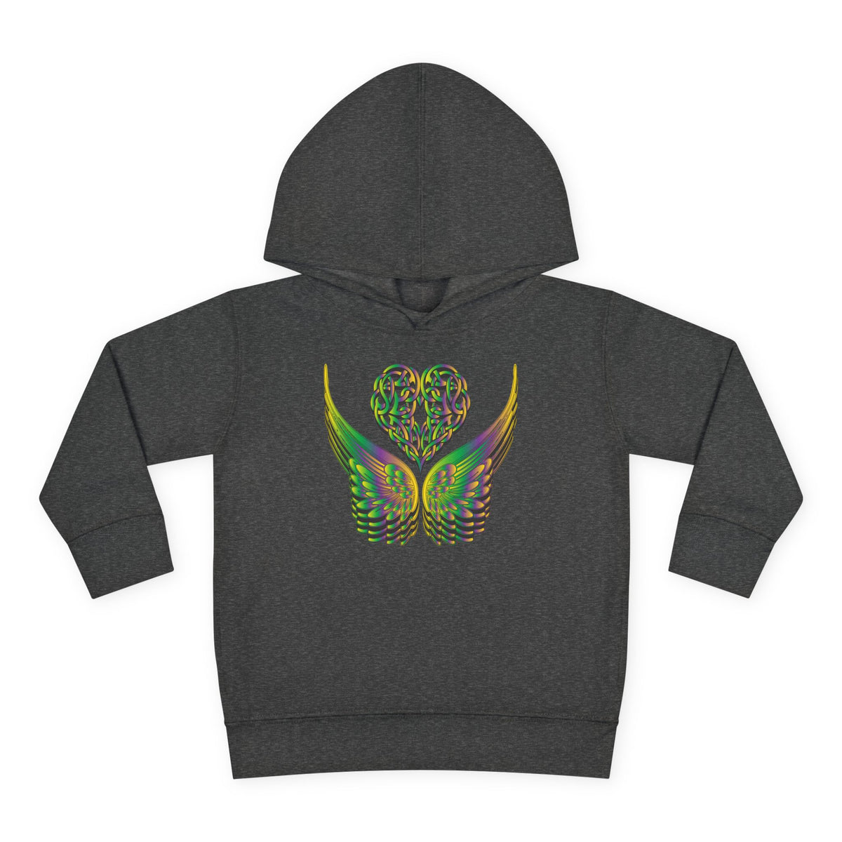 Toddler Celtic Heart with Angel Wings Hoodie