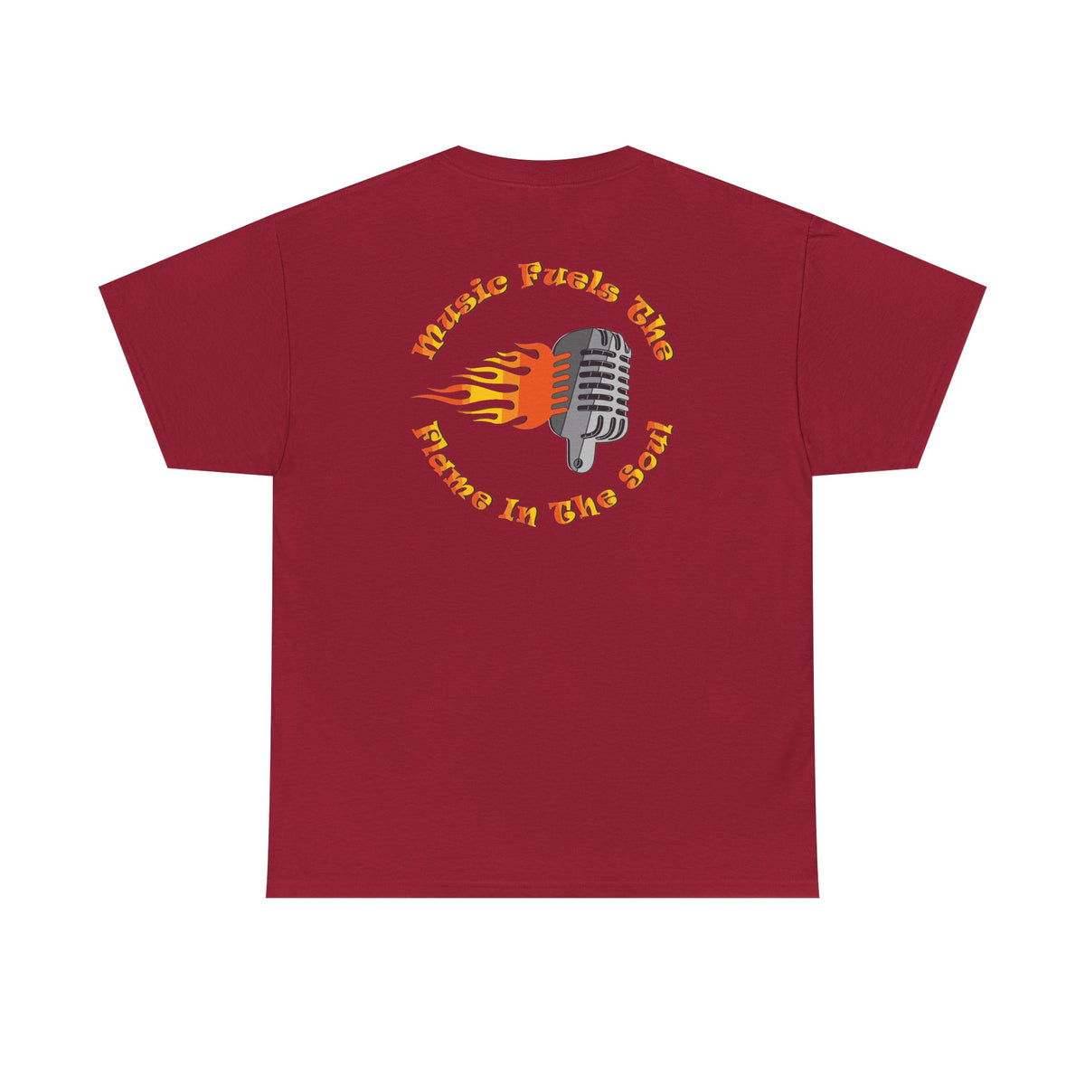 Music Fuels the Flame Graphic Tee - Perfect for Music Lovers and Concert Goers