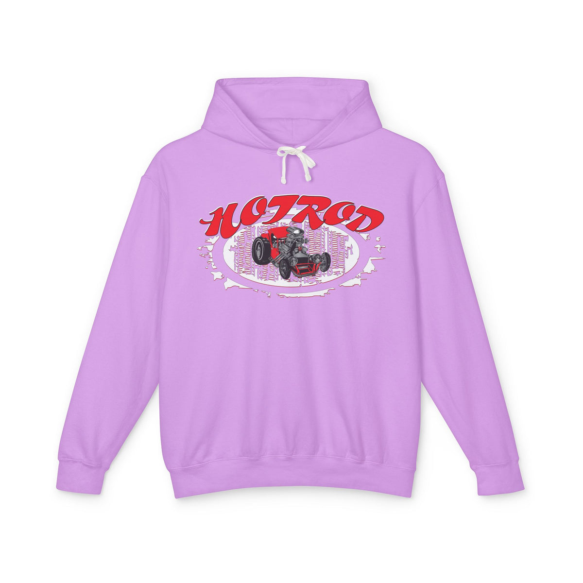 Retro Hotrod Hoodie for Classic Car Enthusiasts - Light Blend Sweatshirt