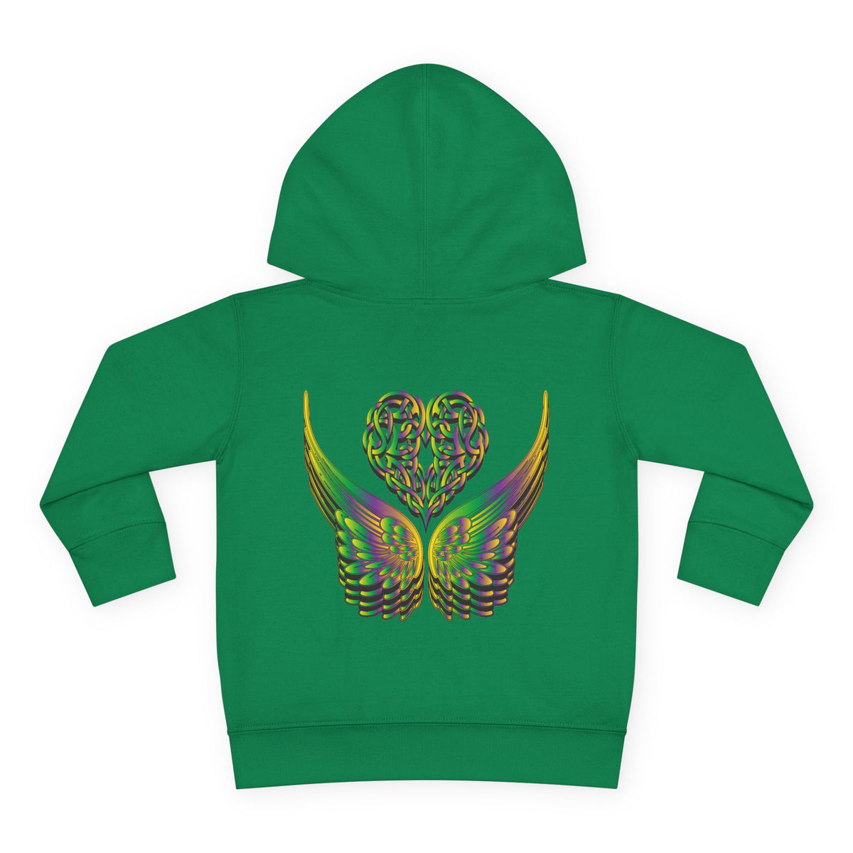 Toddler Celtic Heart with Angel Wings Hoodie