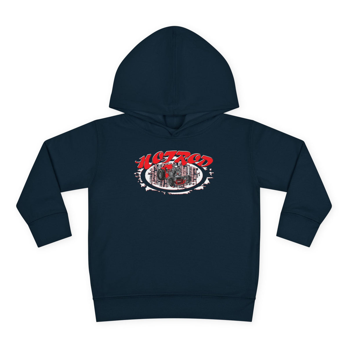 Toddler Retro Hotrod Graphic Hoodie for Young Motorheads