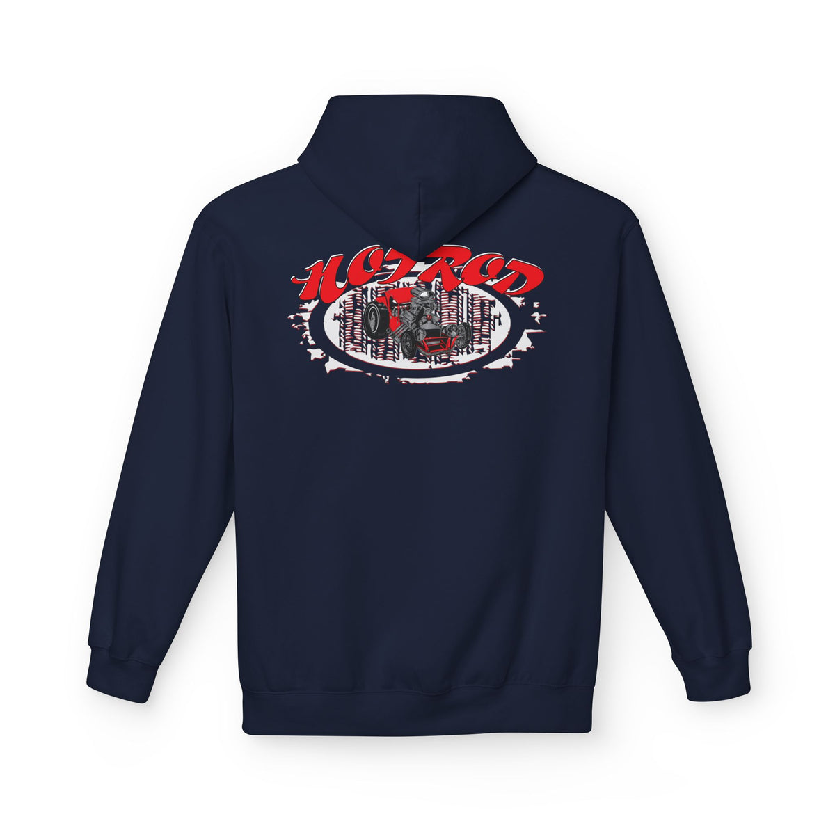 Retro Hotrod Graphic Hooded Sweatshirt