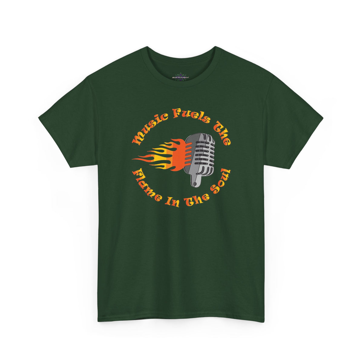 Music Fuels the Flame Graphic Tee - Perfect for Music Lovers and Concert Goers