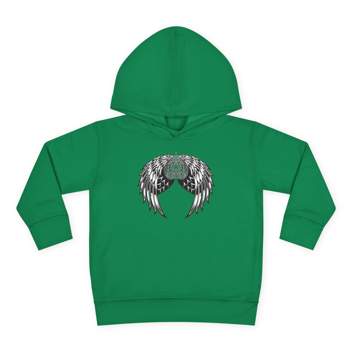 Toddler Celtic Heart with Angel Wings Graphic Hoodie
