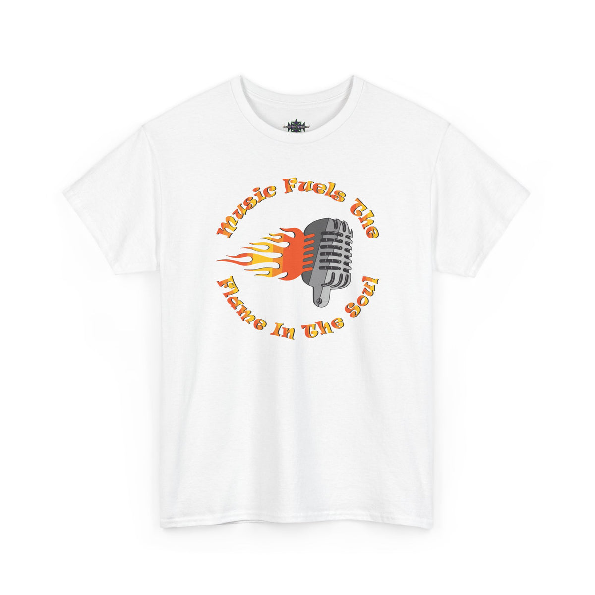 Music Fuels the Flame Graphic Tee - Perfect for Music Lovers and Concert Goers