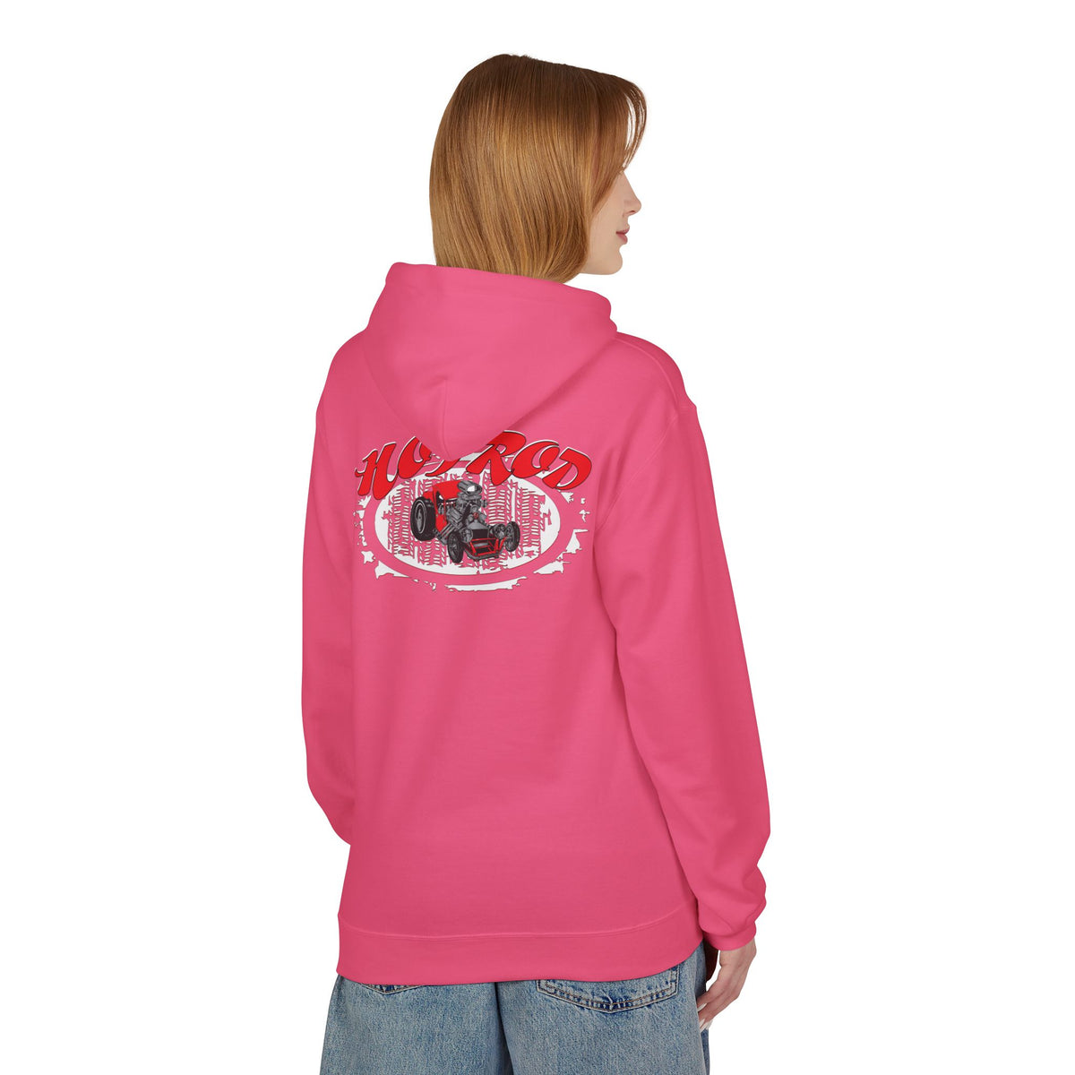 Retro Hotrod Graphic Hooded Sweatshirt