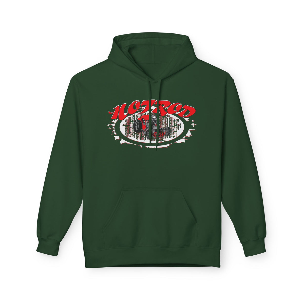 Retro Hotrod Graphic Hooded Sweatshirt