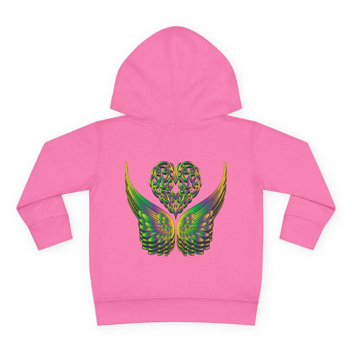 Toddler Celtic Heart with Angel Wings Hoodie
