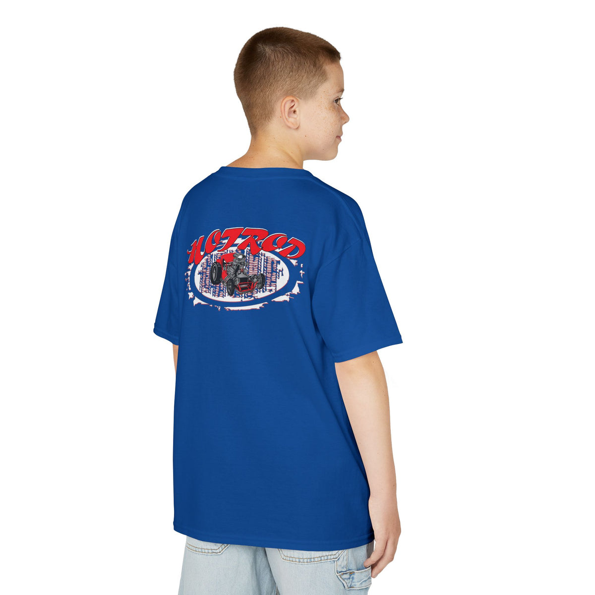 Kids Retro Hotrod Graphic Tee for Young Motorheads