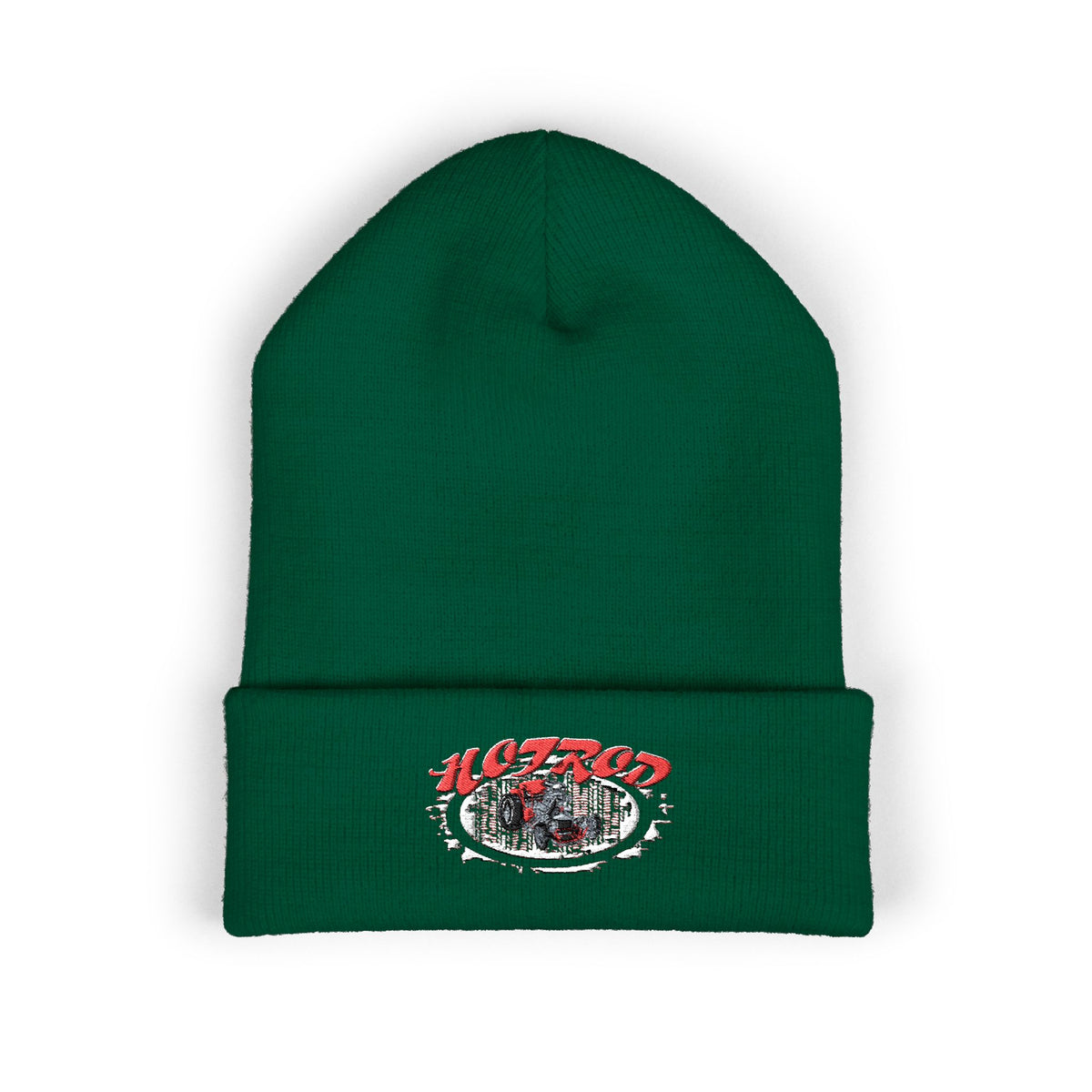 Retro Hotrod Graphic "Embroidered" Beanie