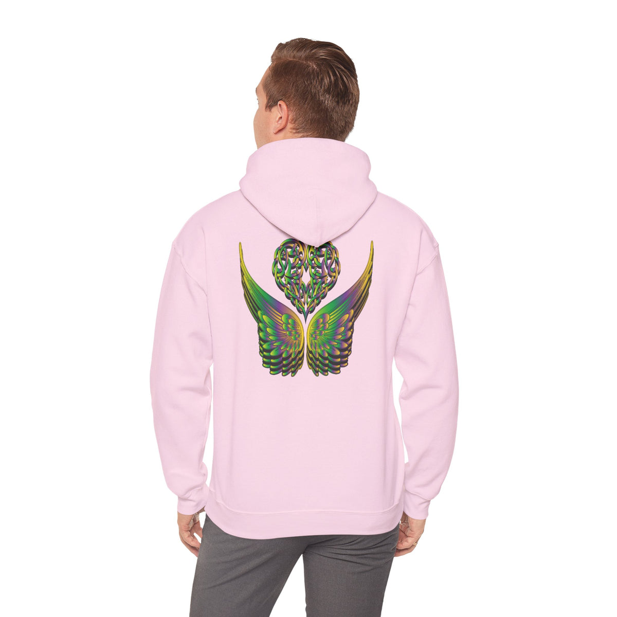 Ethereal Heart and Wings Hoodie - Heavy Blend™