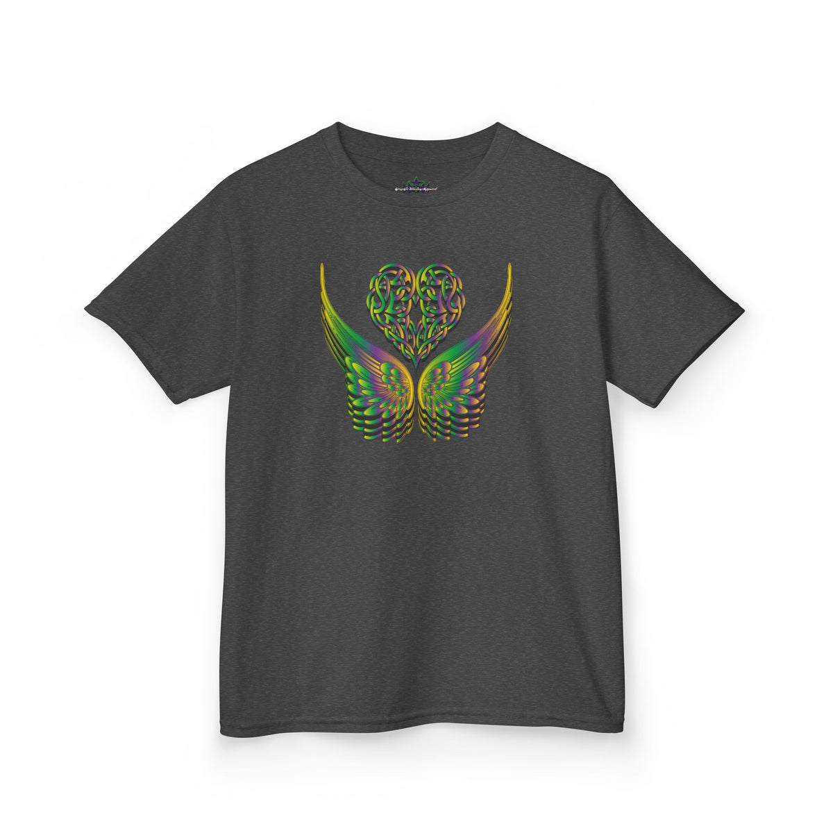 Kids Ethereal Heart and Wings Tee Perfect for Nature Lovers