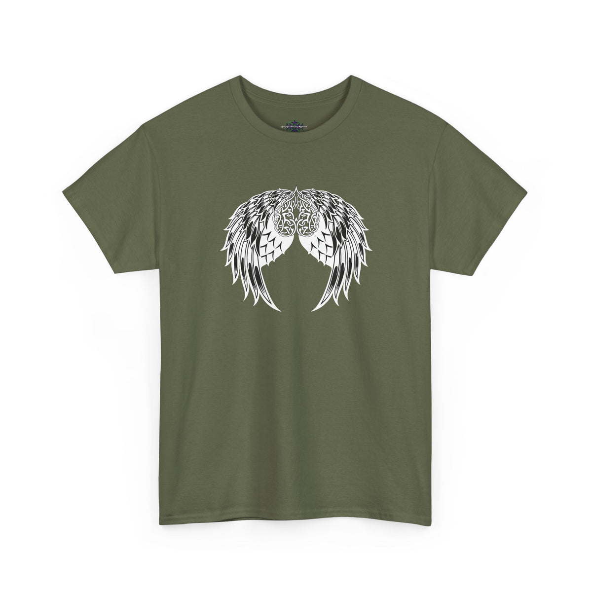 Celtic Heart with Angel Wings Graphic Tee