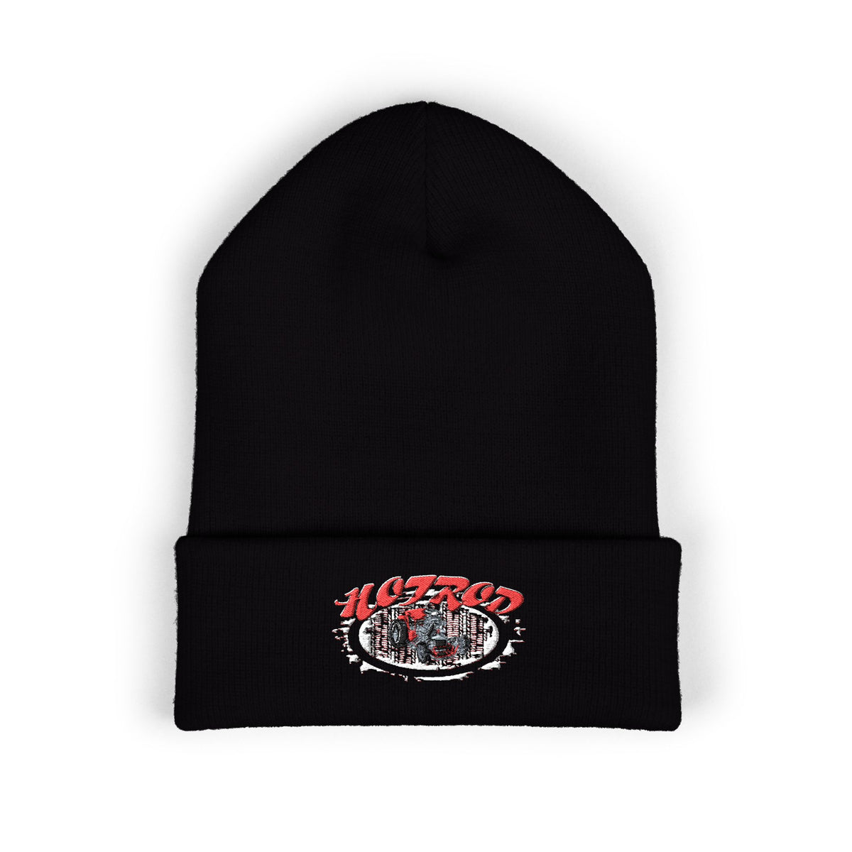 Retro Hotrod Graphic "Embroidered" Beanie