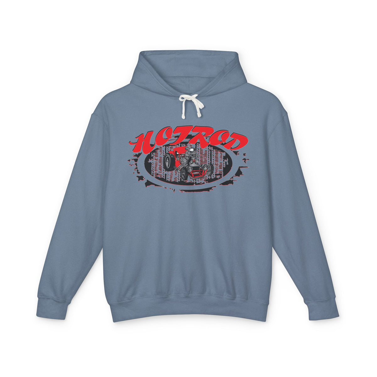 Retro Hotrod Hoodie for Classic Car Enthusiasts - Light Blend Sweatshirt