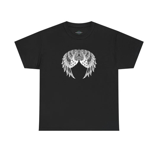Celtic Heart with Angel Wings Graphic Tee