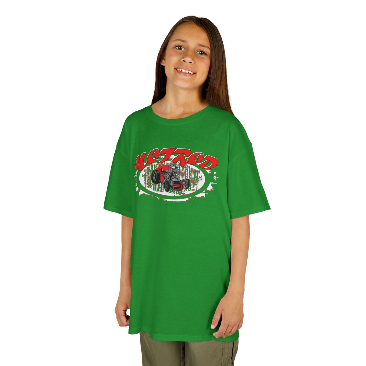 Kids Retro Hotrod Graphic Tee for Young Motorheads