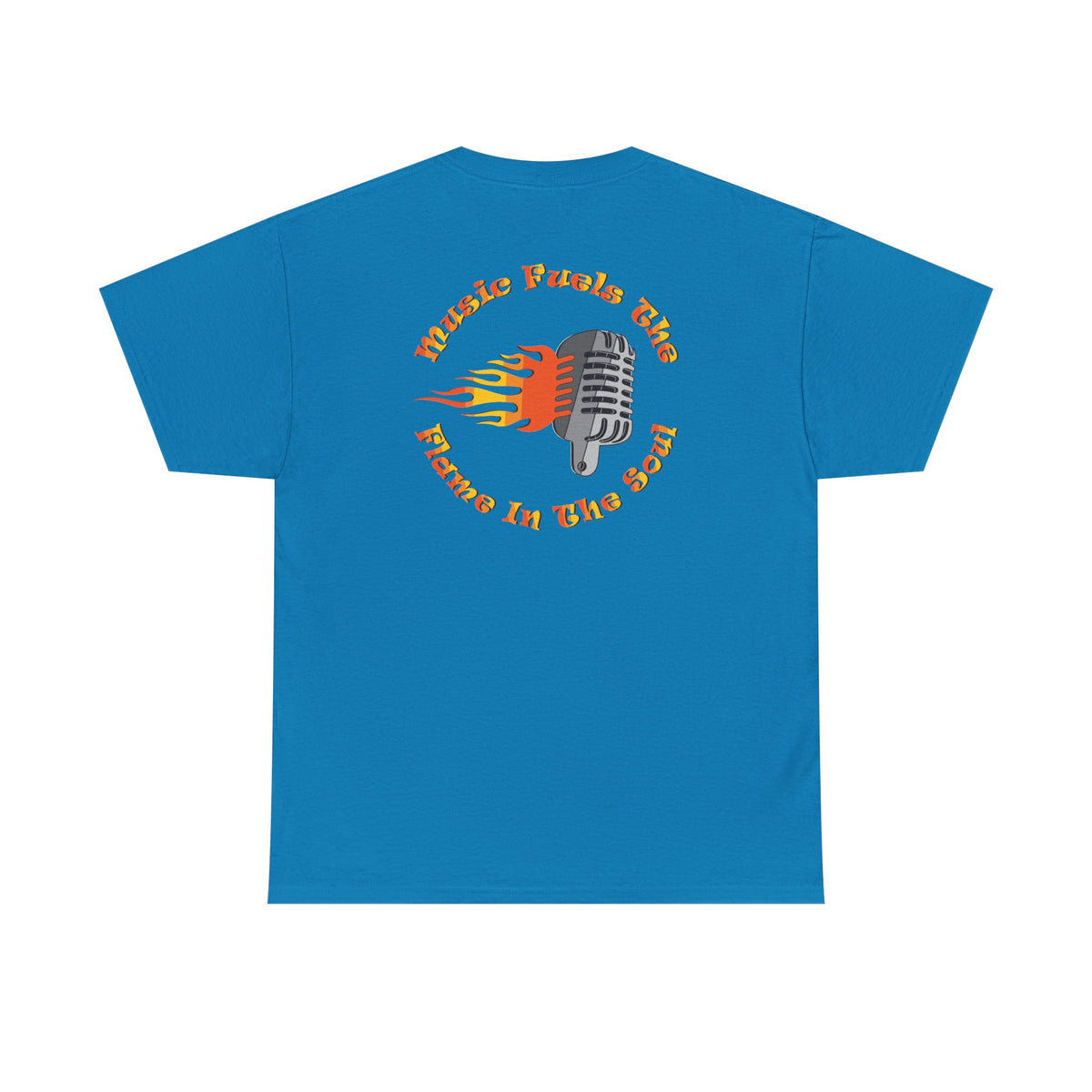 Music Fuels the Flame Graphic Tee - Perfect for Music Lovers and Concert Goers