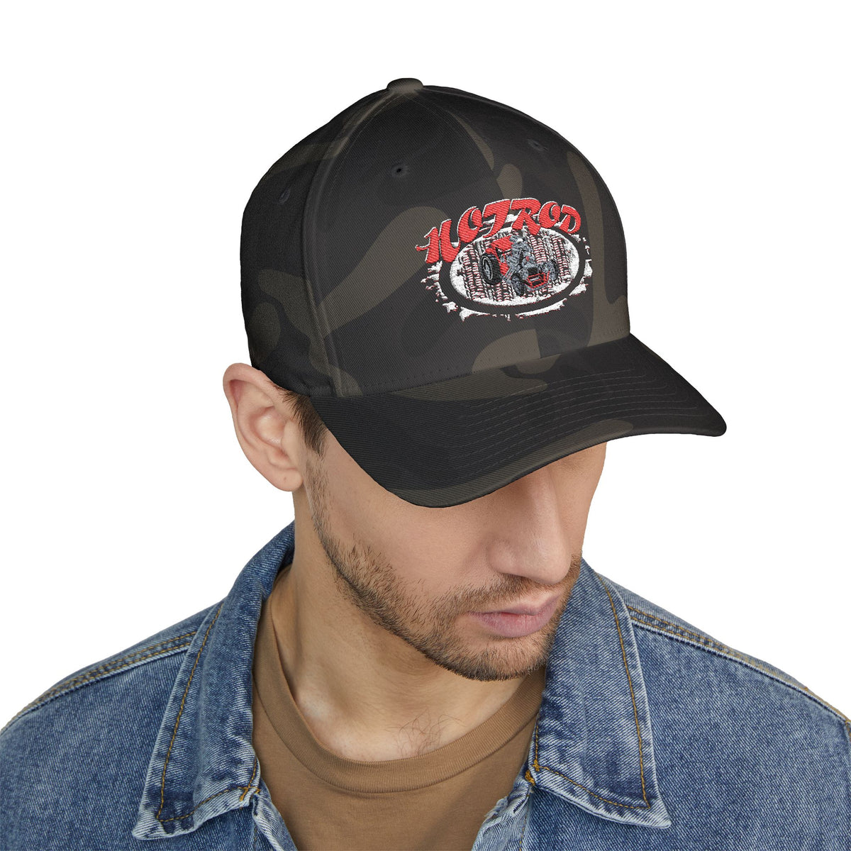 Retro Hotrod Closed-Back Hat