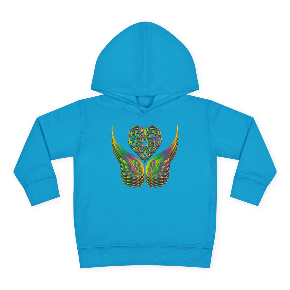 Toddler Celtic Heart with Angel Wings Hoodie