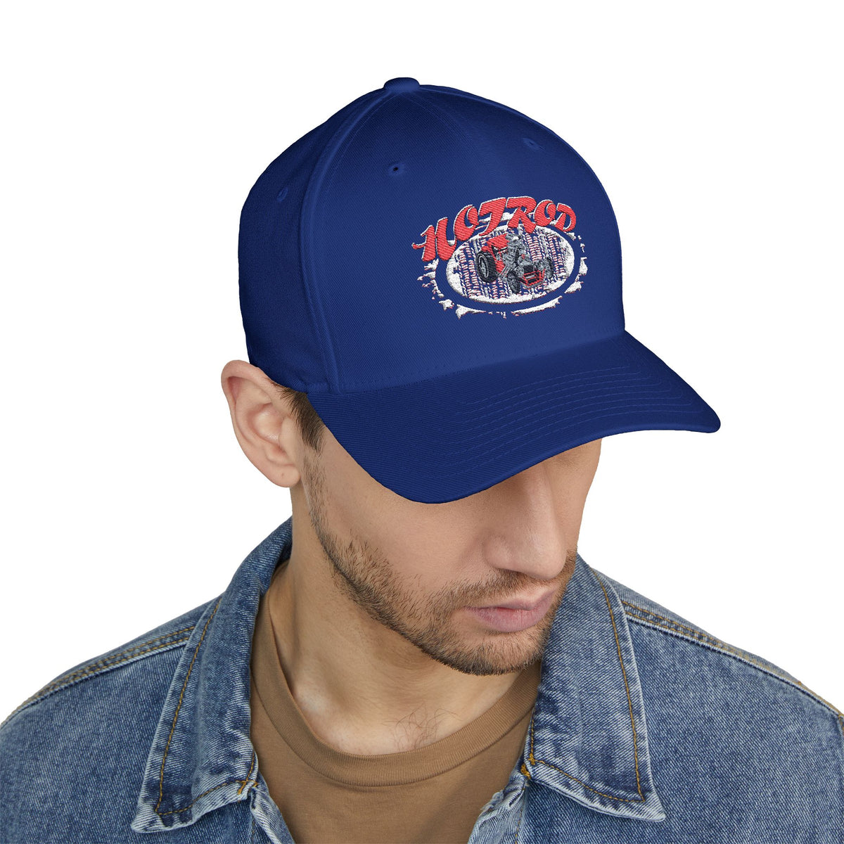 Retro Hotrod Closed-Back Hat