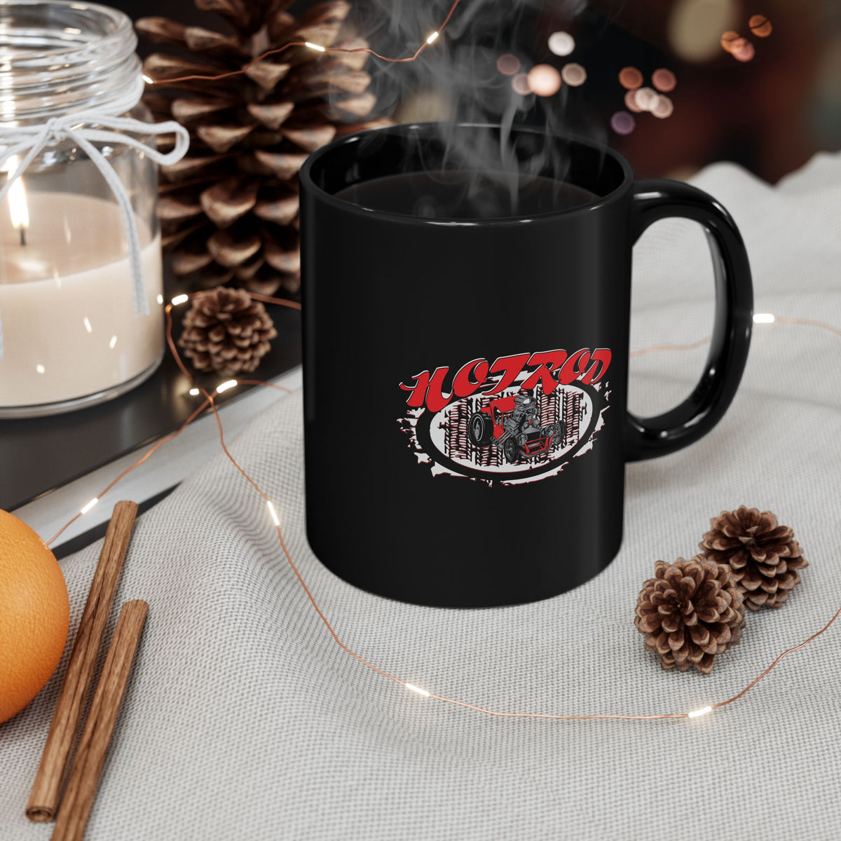 Retro Hot Rod Coffee Mug - Perfect Gift for Car Enthusiasts