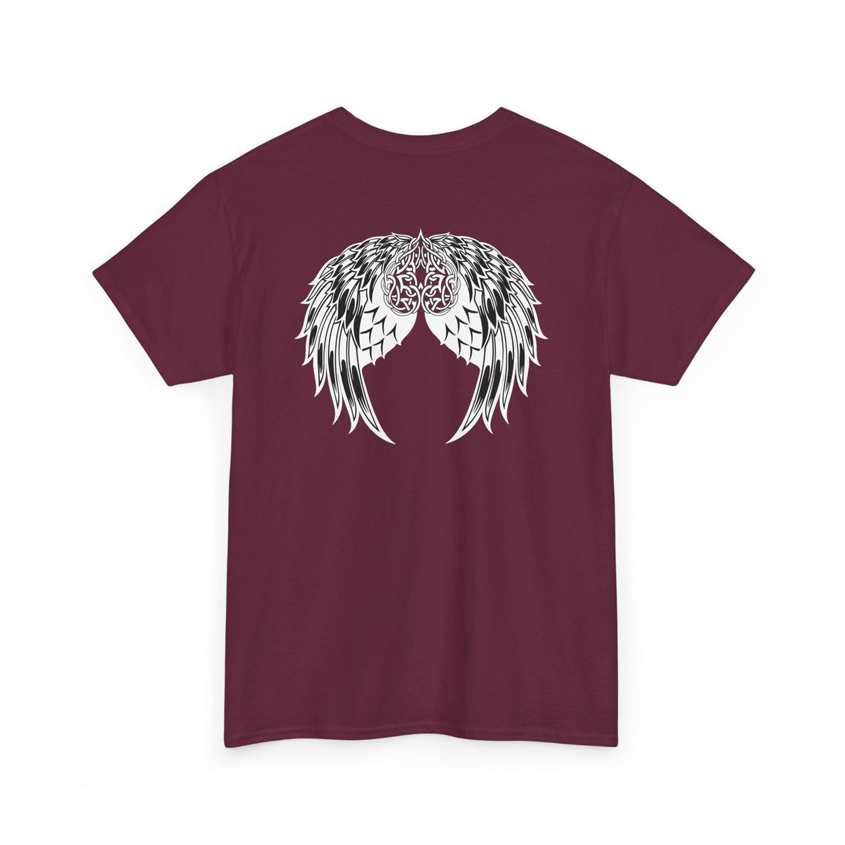 Celtic Heart with Angel Wings Graphic Tee