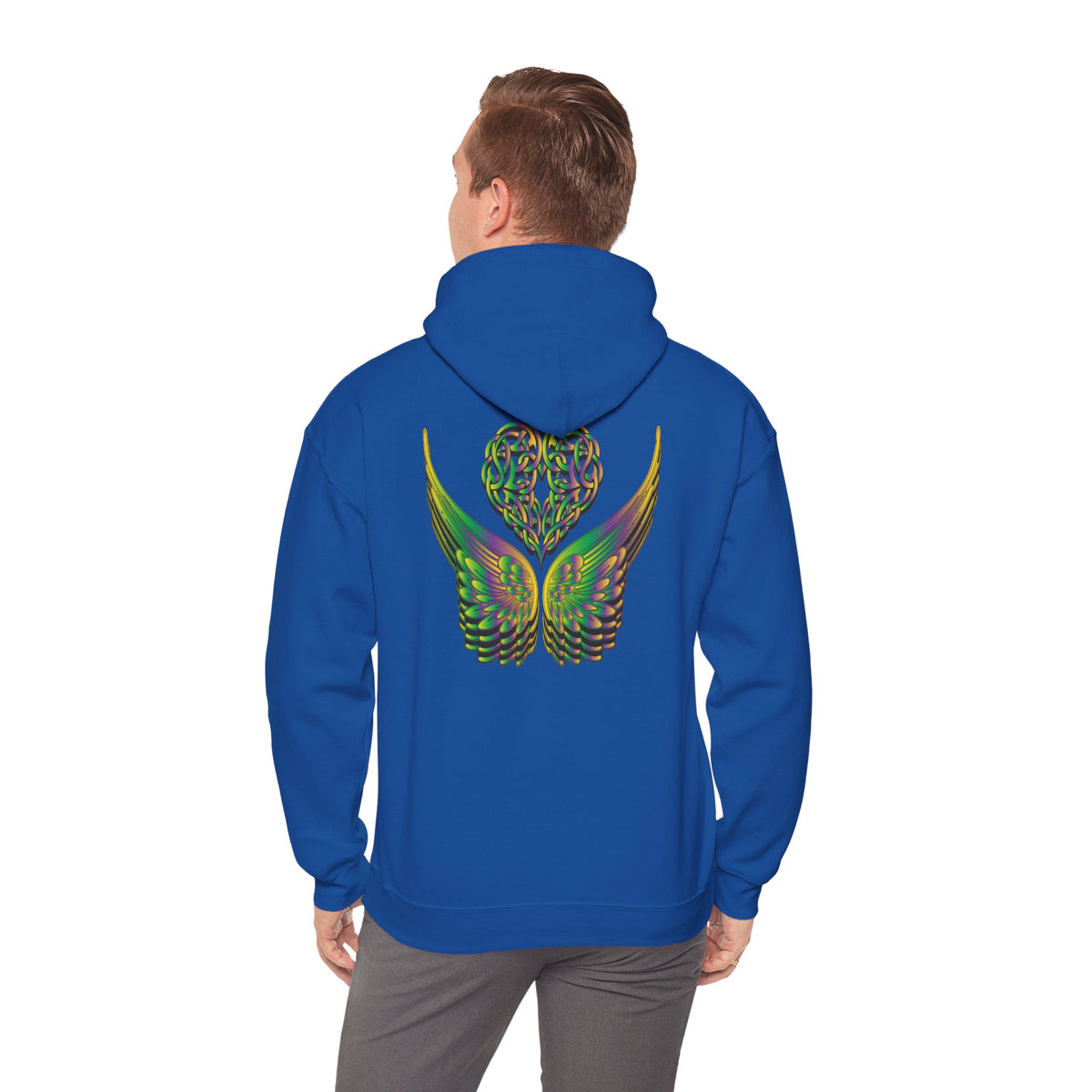 Ethereal Heart and Wings Hoodie - Heavy Blend™