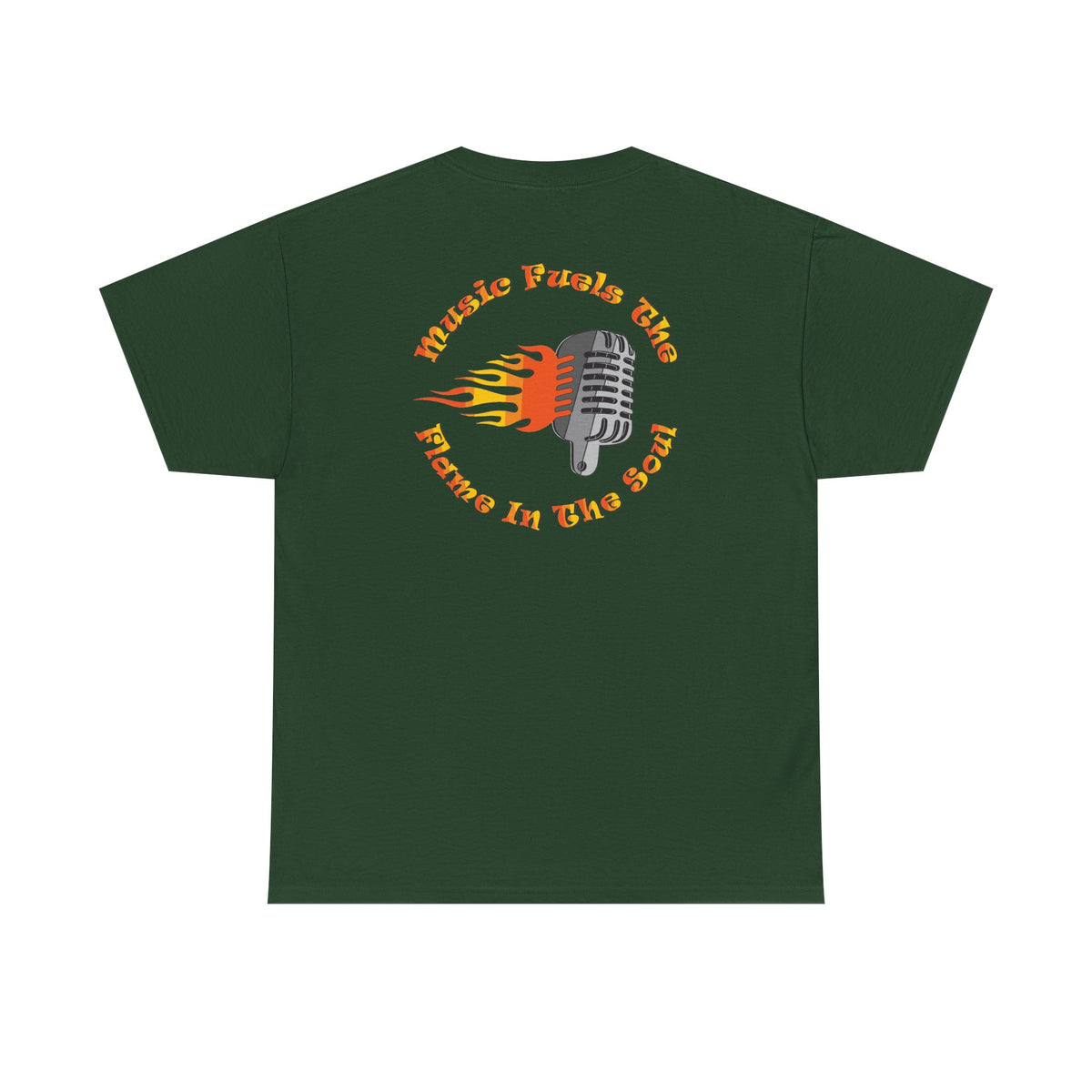 Music Fuels the Flame Graphic Tee - Perfect for Music Lovers and Concert Goers