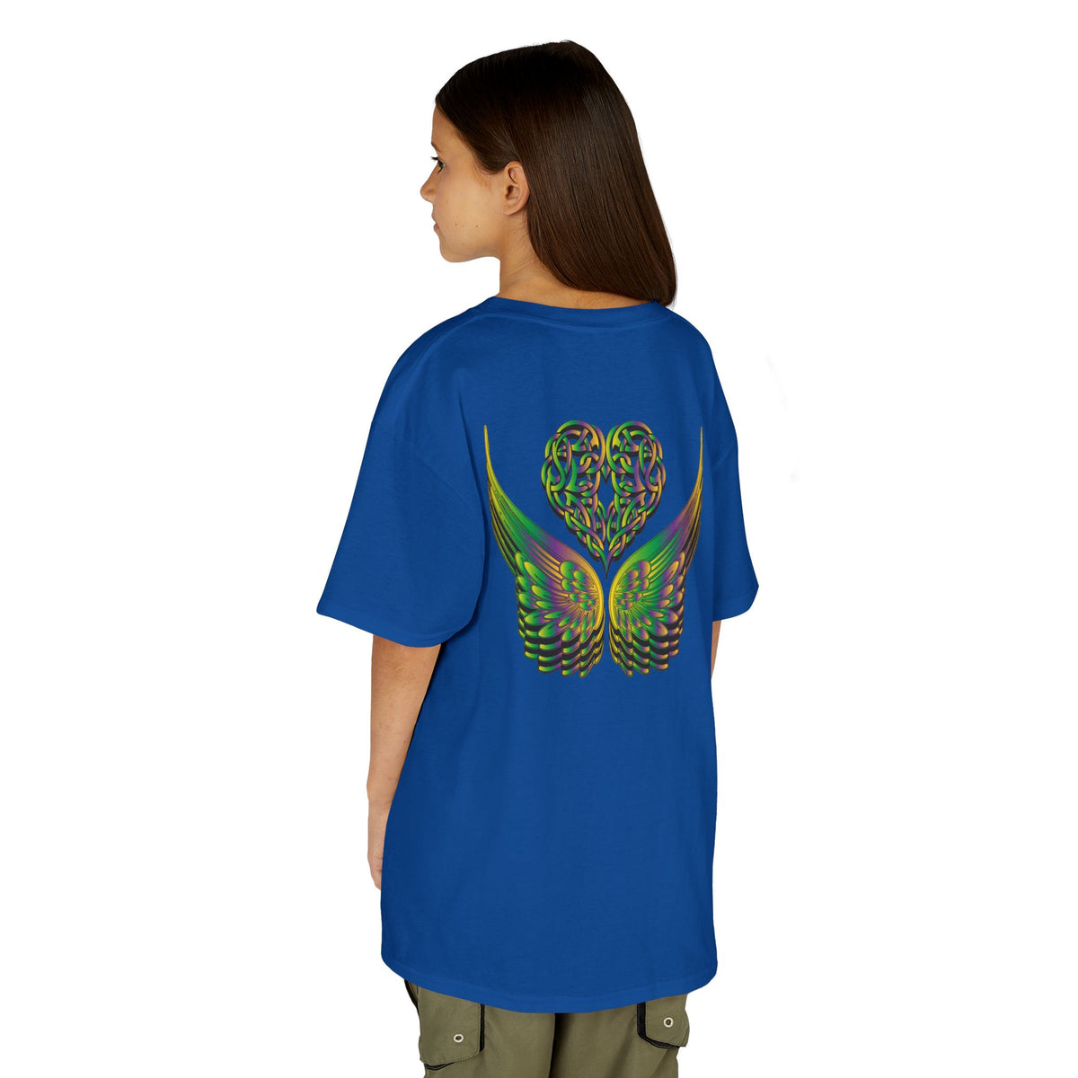 Kids Ethereal Heart and Wings Tee Perfect for Nature Lovers