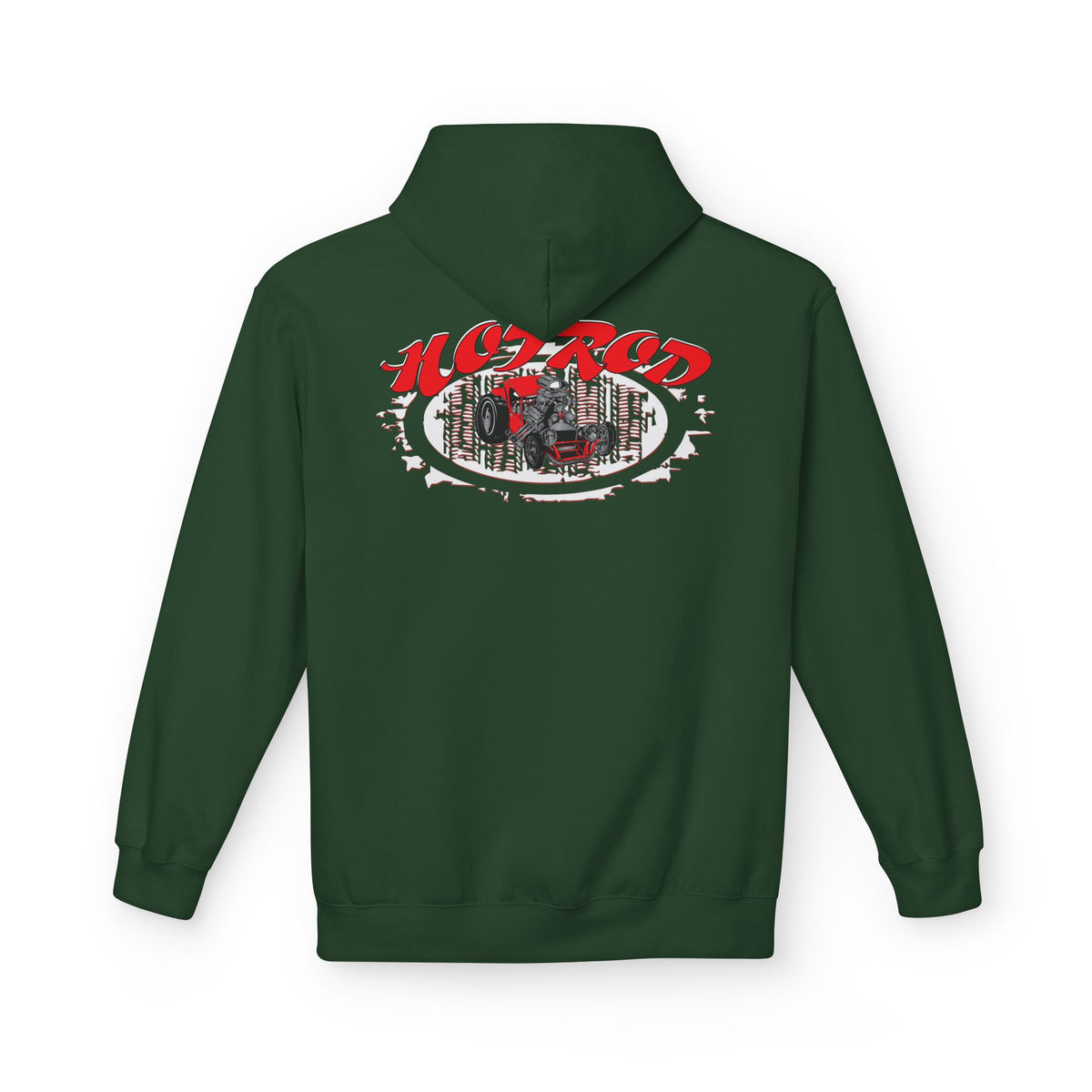Retro Hotrod Graphic Hooded Sweatshirt