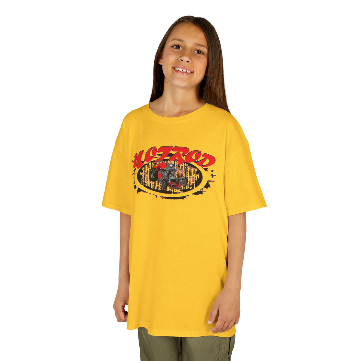 Kids Retro Hotrod Graphic Tee for Young Motorheads