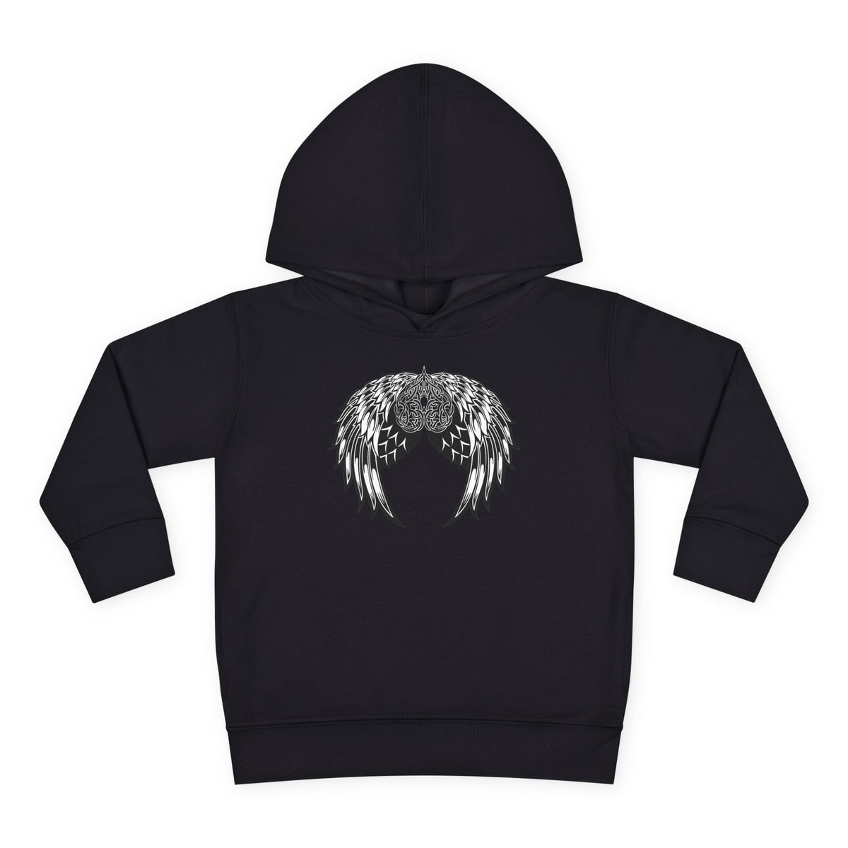 Toddler Celtic Heart with Angel Wings Graphic Hoodie