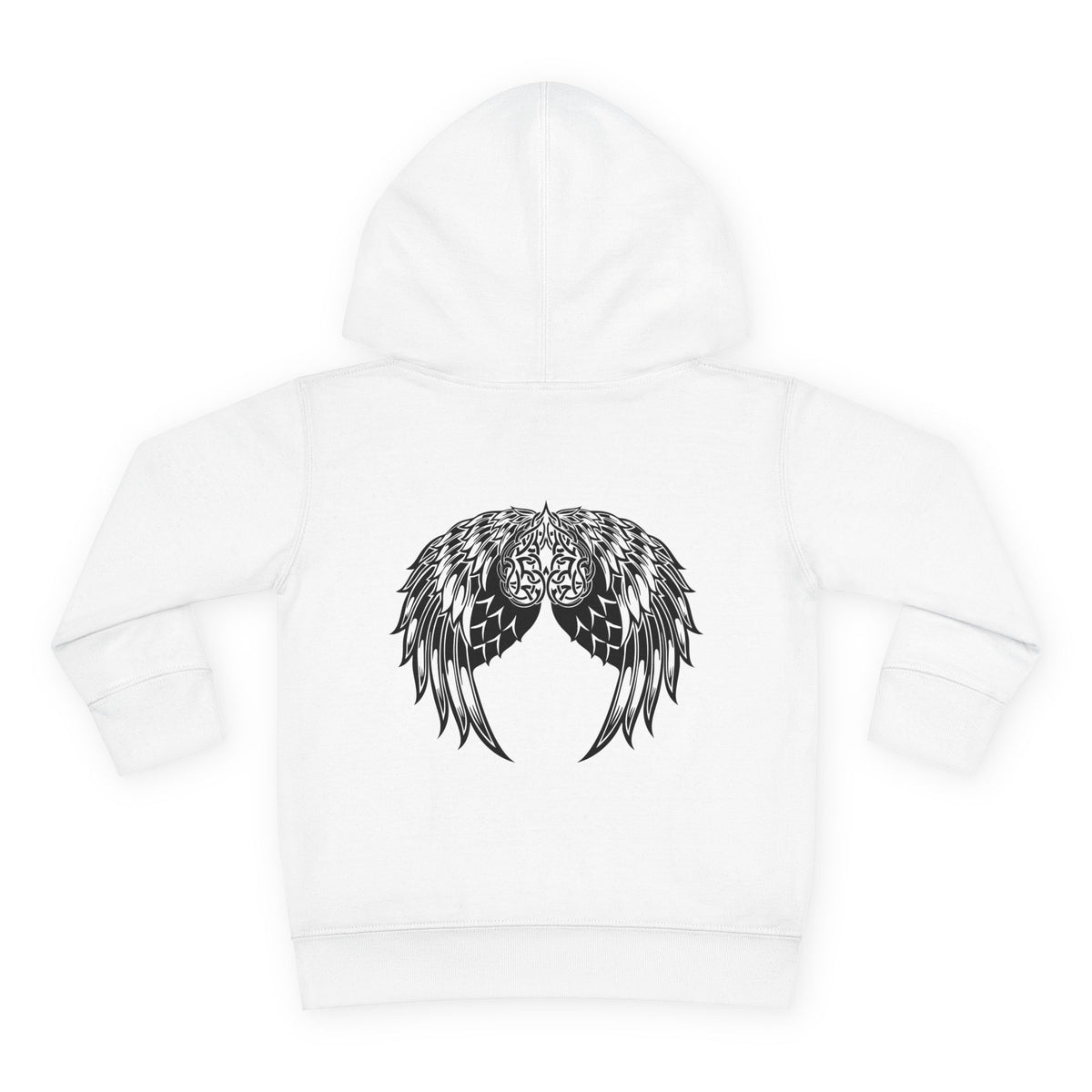 Toddler Celtic Heart with Angel Wings Graphic Hoodie