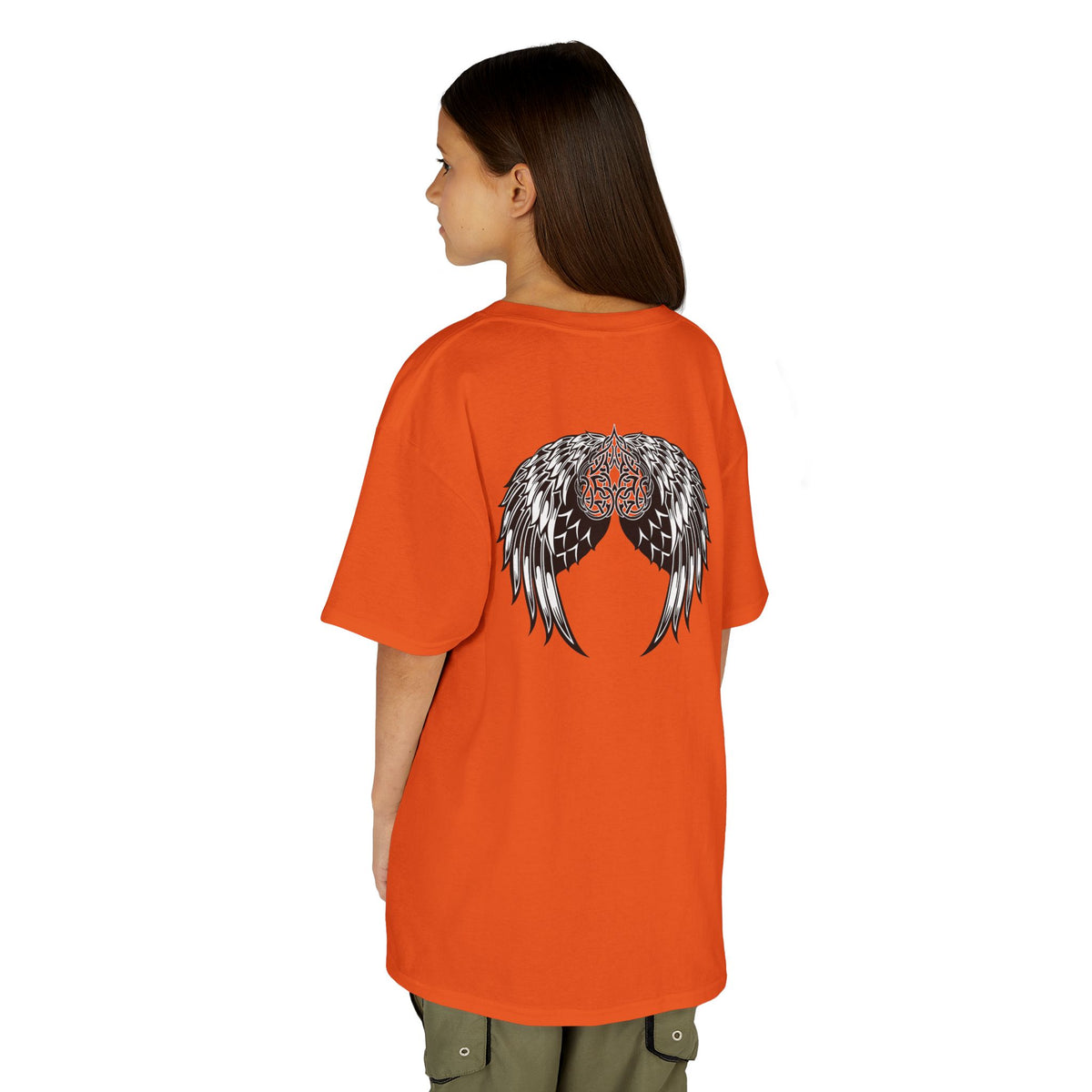 Kids Celtic Heart with Angel Wings Tee