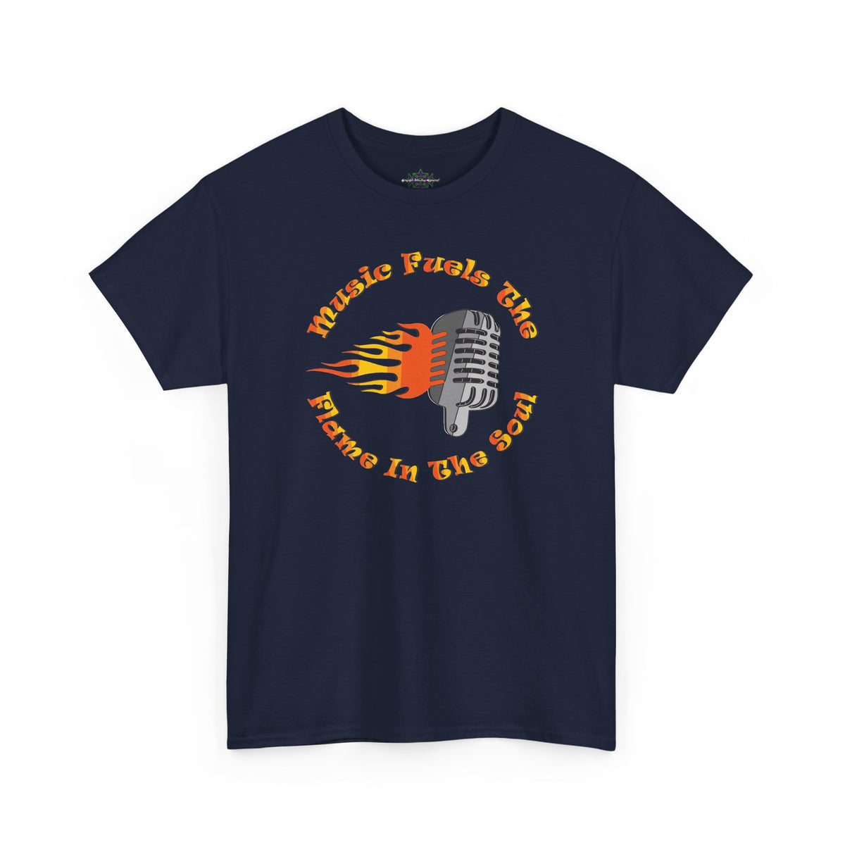 Music Fuels the Flame Graphic Tee - Perfect for Music Lovers and Concert Goers