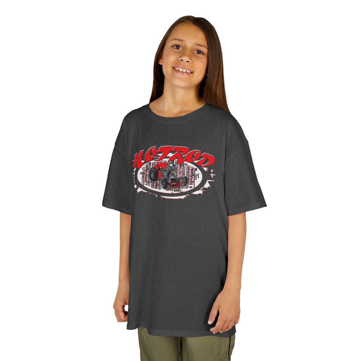 Kids Retro Hotrod Graphic Tee for Young Motorheads