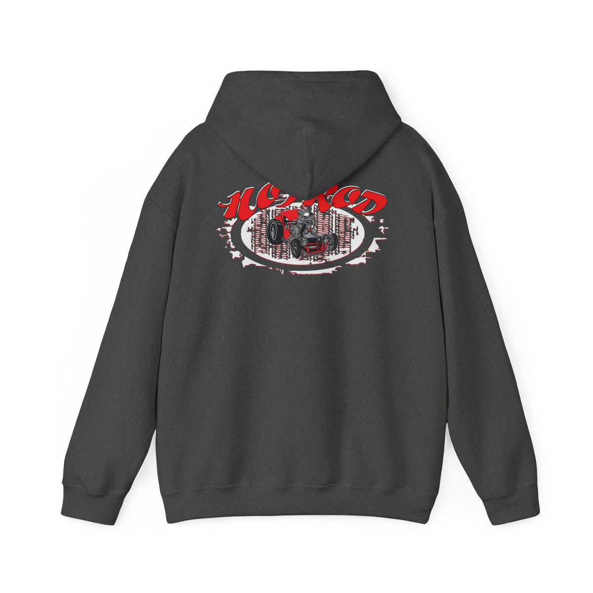 Retro Hot Rod Hoodie for Car Enthusiasts - Heavy Blend™