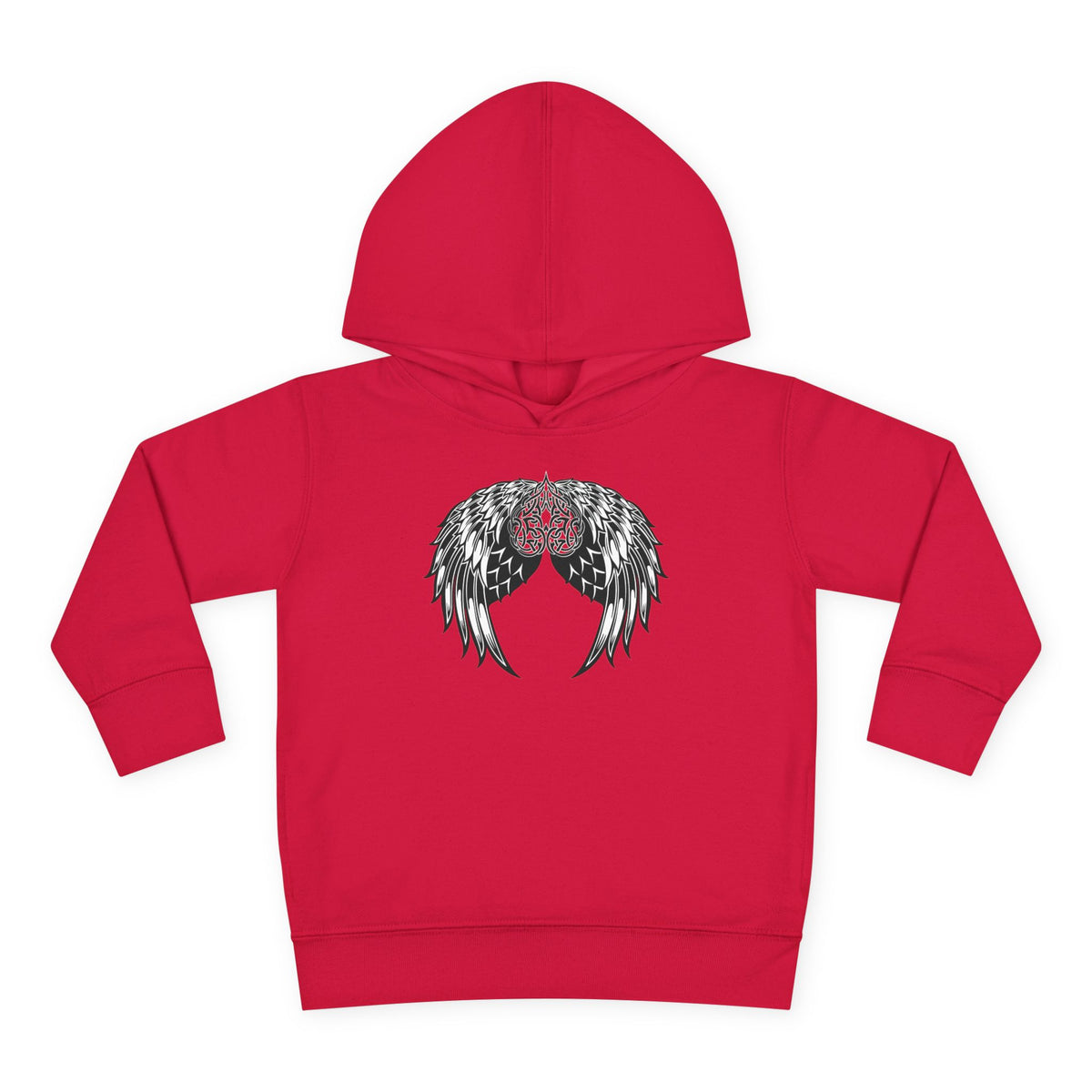 Toddler Celtic Heart with Angel Wings Graphic Hoodie