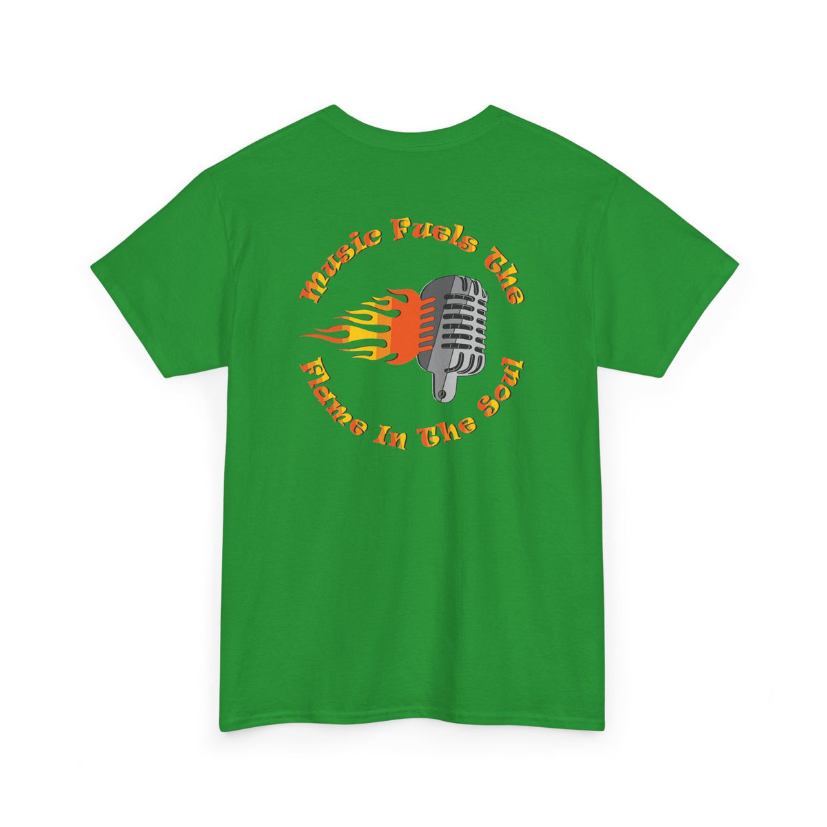 Music Fuels the Flame Graphic Tee - Perfect for Music Lovers and Concert Goers