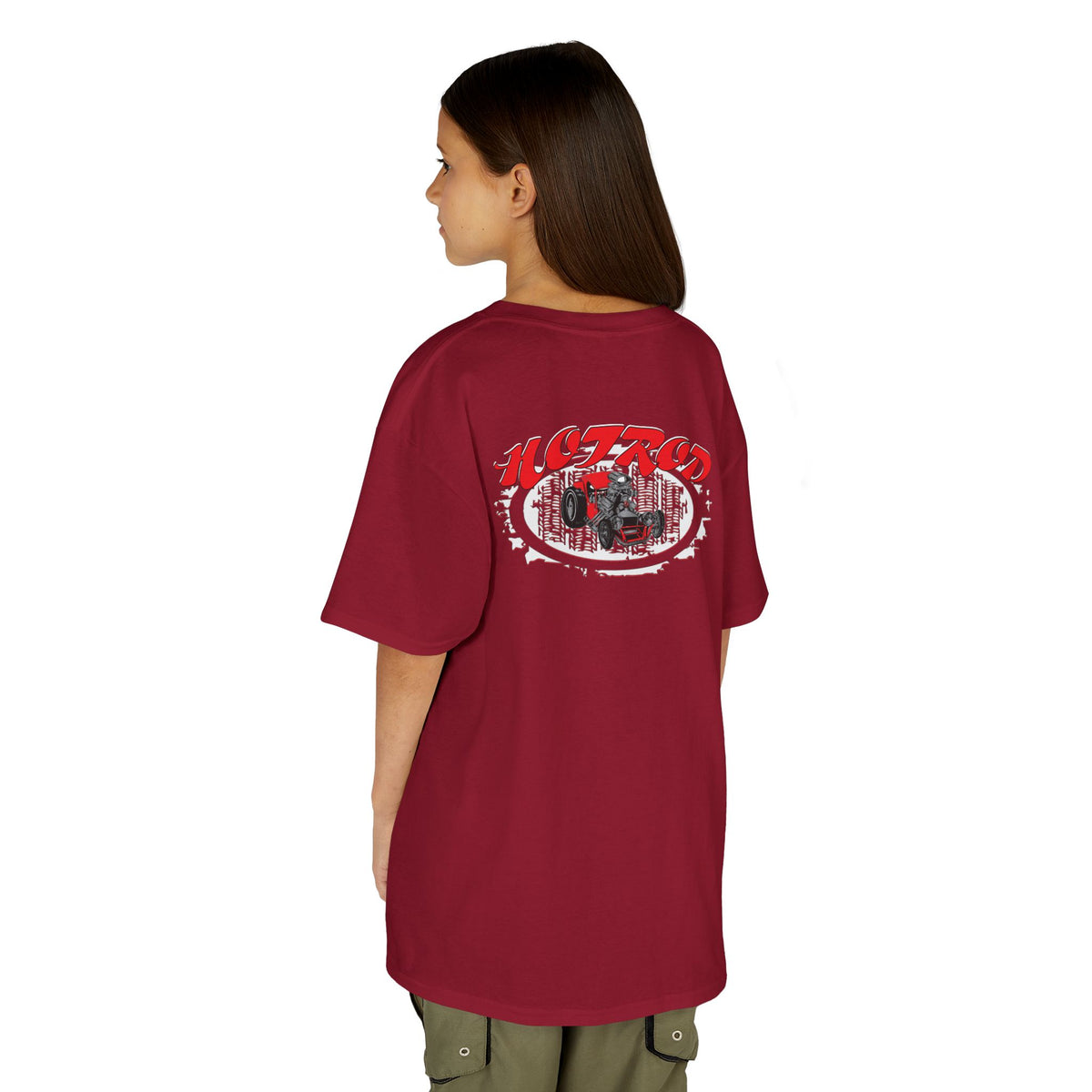 Kids Retro Hotrod Graphic Tee for Young Motorheads