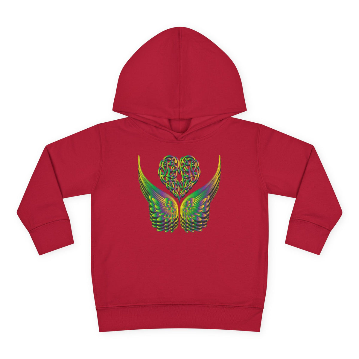 Toddler Celtic Heart with Angel Wings Hoodie