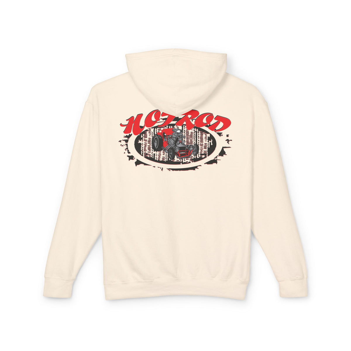 Retro Hotrod Hoodie for Classic Car Enthusiasts - Light Blend Sweatshirt