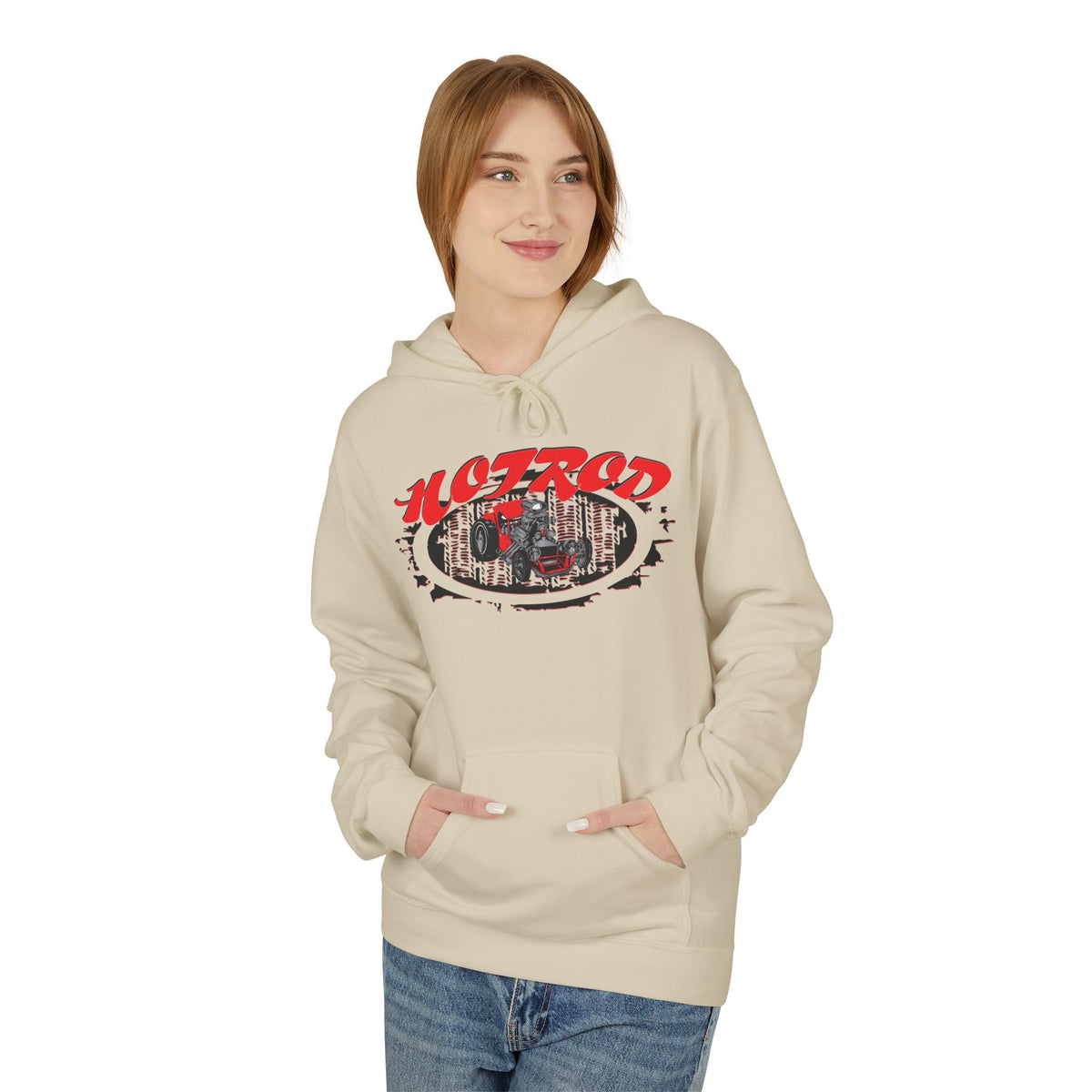 Retro Hotrod Hoodie for Classic Car Enthusiasts - Medium Blend Sweatshirt